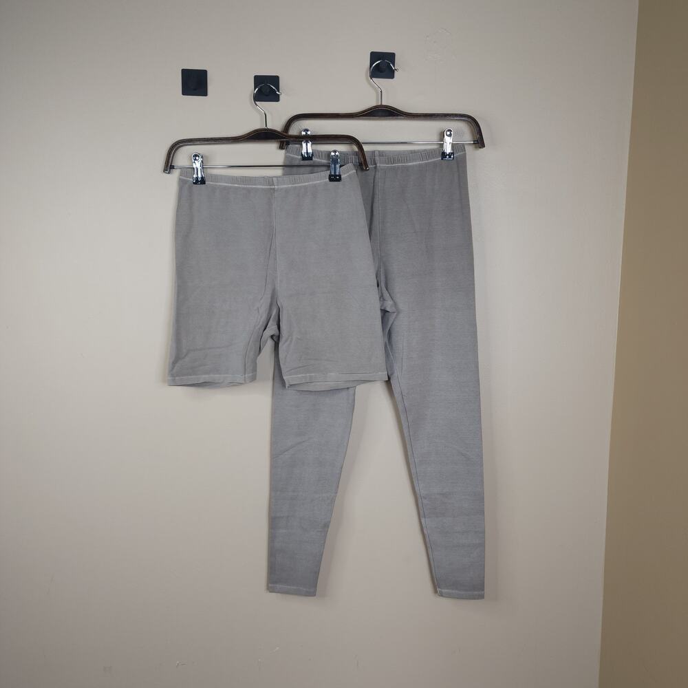 SKIMS Bundle of SAMPLES Ooutdoor Leggings Biker Shorts in Desert Size L